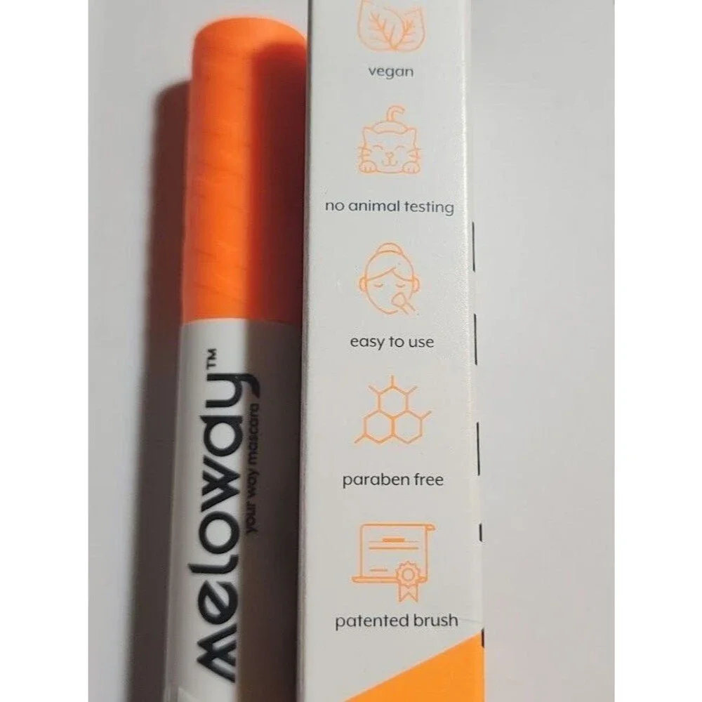 Meloway Your Way Mascara Color Shade Super Black Flexible Wand Volume 7.5 ml NIB